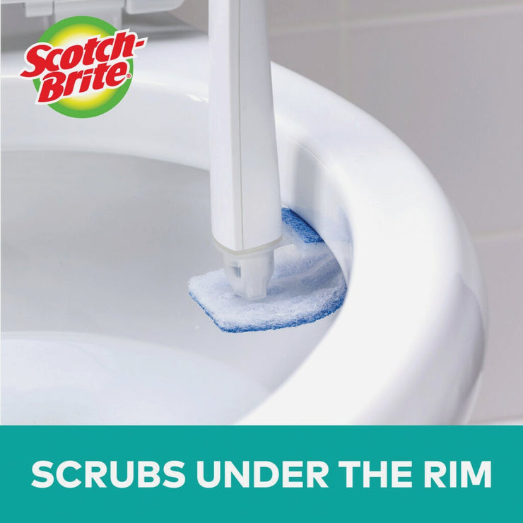 3M Scotch Brite Disposable Toilet Bowl Cleaner Scrubber Handle