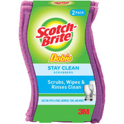 3M Scotch-Brite Stay Clean Scrubber (2-Count)