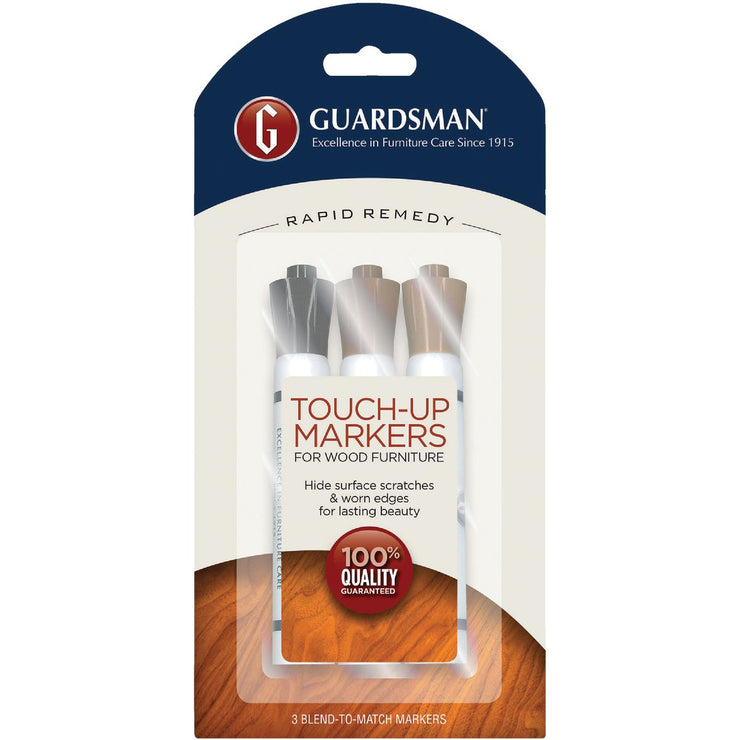 Guardsman Rapid Remedy Wood Furniture Touch-Up Markers (3-Pack)