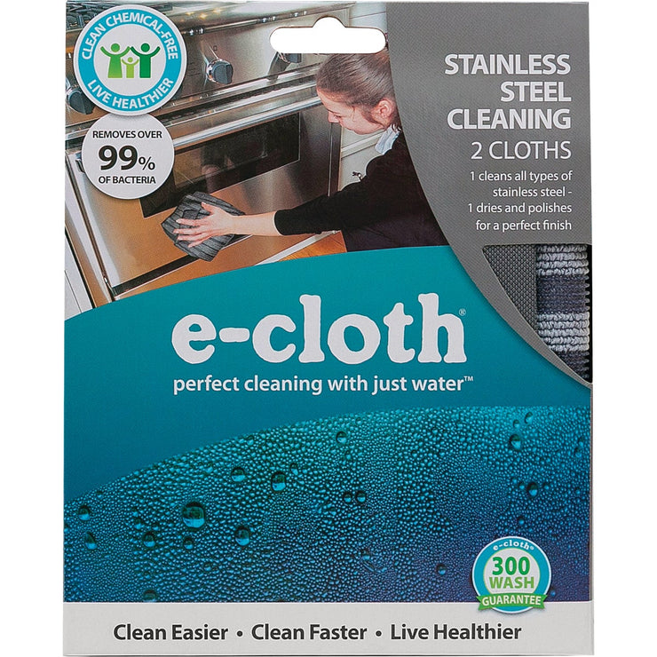 E-Cloth Stainless Steel Cleaning Cloth (2 Count)