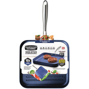 GraniteStone Diamond Blue 10.5 In. Non-Stick Grill Pan