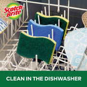 3M Scotch-Brite 4.5 In. x 2.7 In. Green Heavy Duty Scrub Heavy Duty Sponge