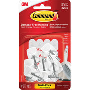 Command 3/4 In. x 1-5/8 In. Wire Adhesive Hook (9 Pack)