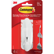 Command 1-1/2 In. x 4-1/8 In. Wire Adhesive Hook