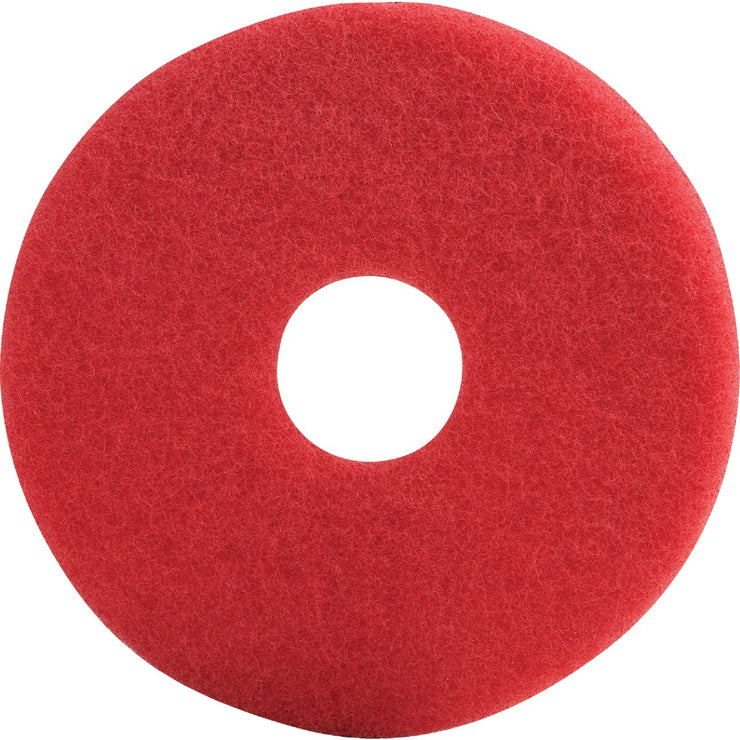 Lundmark 13 In. High Gloss Red Scrub Pad (5-Pack)