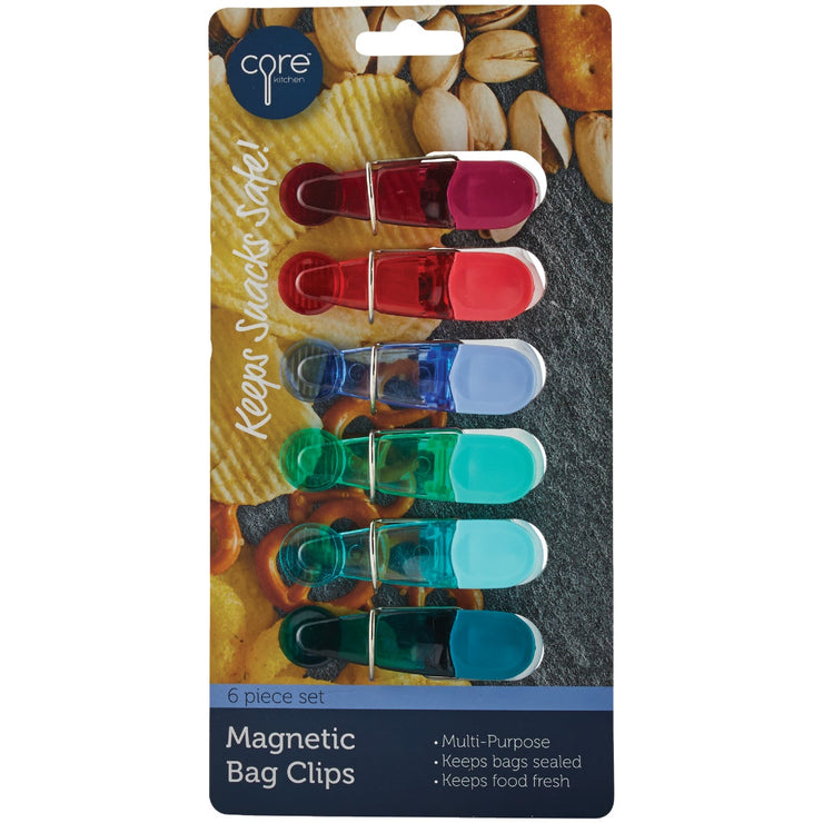Core Everyday Solutions Magnetic Bag Clips (6-Pack)