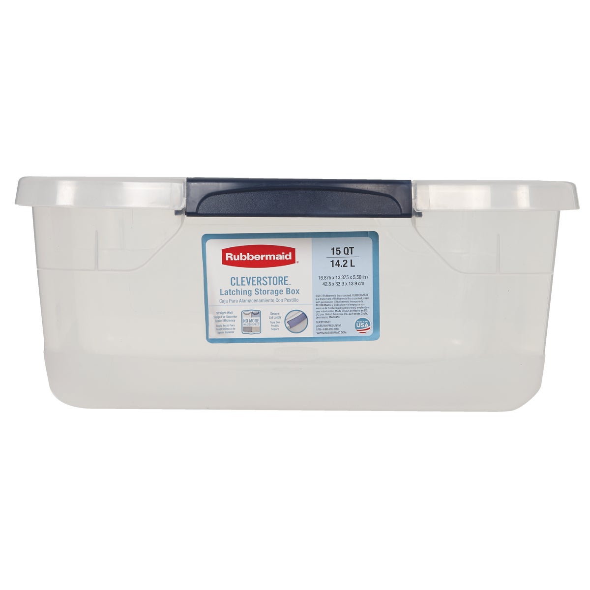 Rubbermaid 71 Qt. Cleverstore Clear Tote – Hemlock Hardware