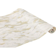 Con-Tact Creative Covering 18 In. x 9 Ft. White Marble Self-Adhesive Shelf Liner