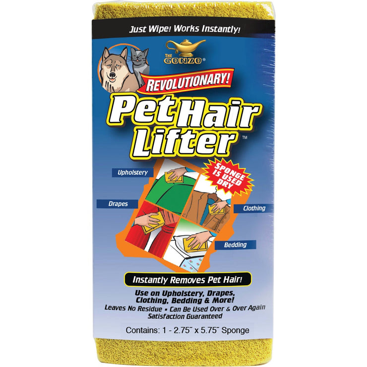 Gonzo 2.75 In. W. x 5.75 In. L. Pet Hair Lifter Sponge