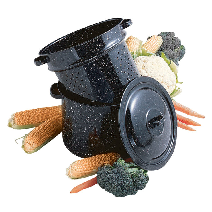 GraniteWare 7.25 Qt. Black Blancher