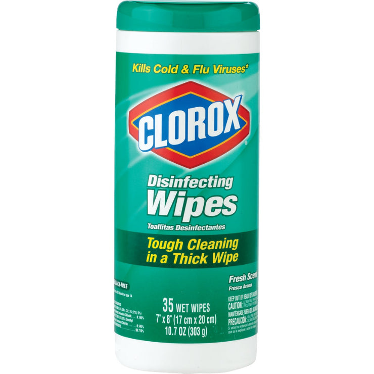 Clorox Fresh Scent Disinfecting Cleaning Wipes Tub (35-Count)