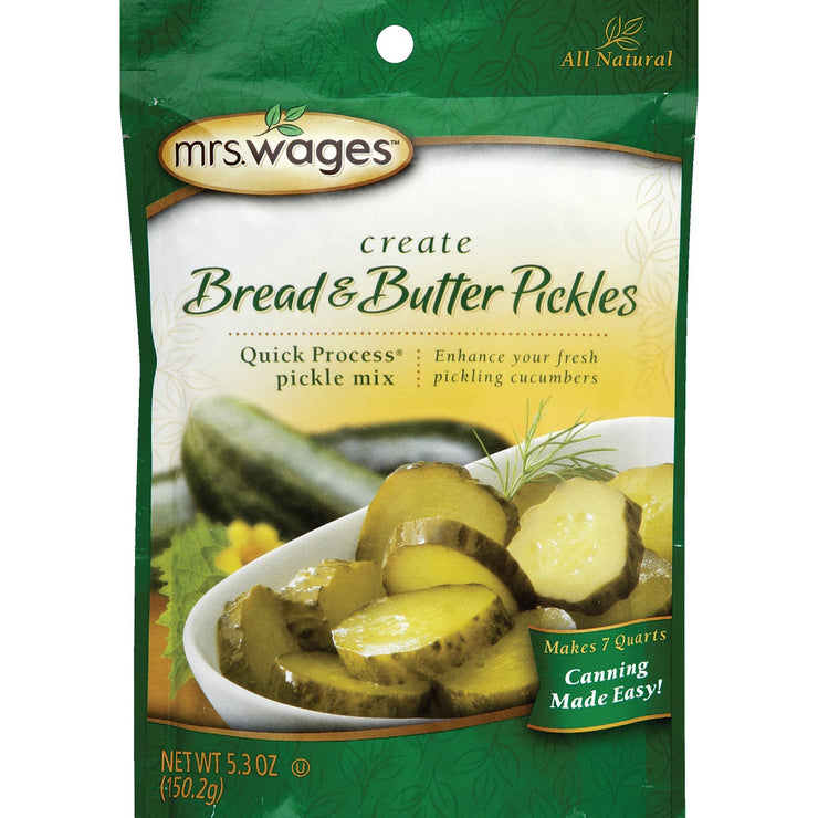 Mrs. Wages Quick Process 5.3 Oz. Bread & Butter Pickling Mix