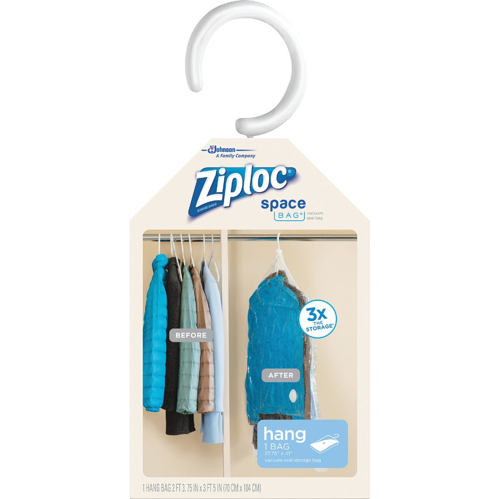 Ziploc Space Bag Clothing Large Vacuum Seal Storage Bag (3-Count) - Waters  Hardware