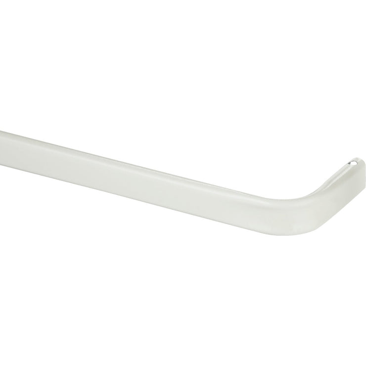 Kenney 28 In. To 48 In. 1 In. Single Curtain Rod, White