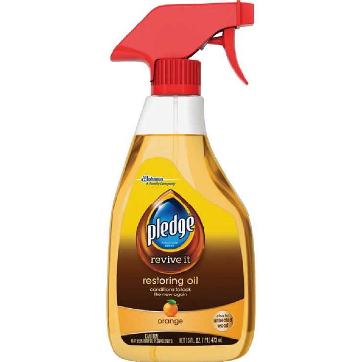 Pledge Hardware Pledge 16 Oz. Revive It Restoring Orange Oil Wood Cleaner – Hemlock ...
