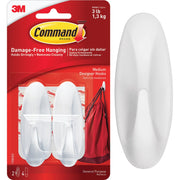 3M Command Medium Utility Designer Adhesive Hook (2-Pack)