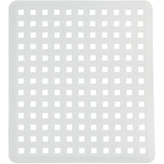 iDesign Euro 11 In. x 12.5 In. White Plastic Sink Mat