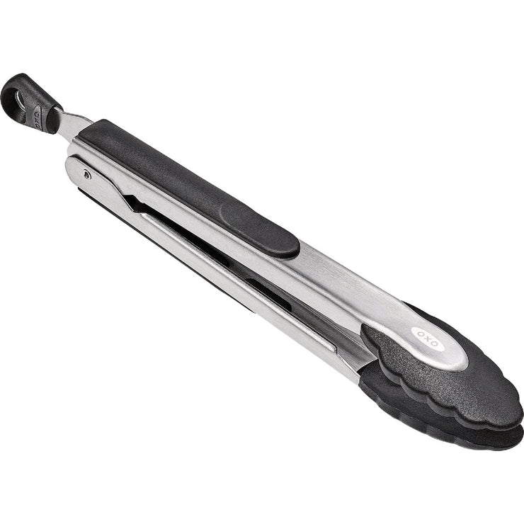 OXO Good Grips 9 In. Stainless Steel Tongs with Nylon Heads