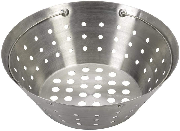 Big Green Egg Stainless Steel Fire Bowl for Large Egg