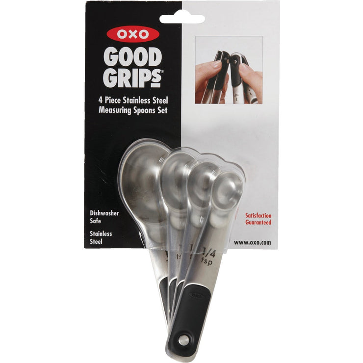 OXO Good Grips International Stainless Steel Measuring Spoons (4-Piece)