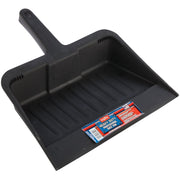 Harper 12 In. Black Plastic Heavy Duty Professional Dust Pan