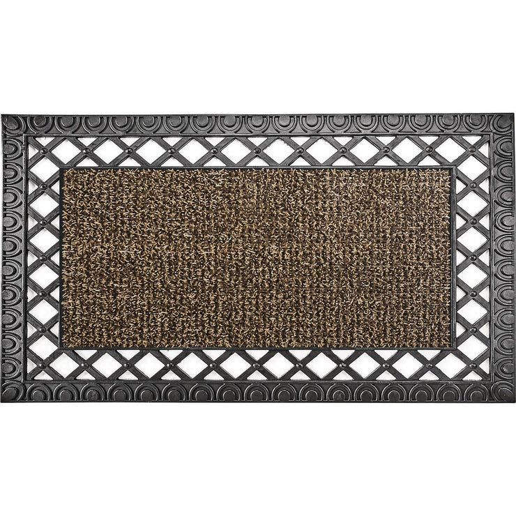 GrassWorx Sandbar 18 In. x 30 In. AstroTurf French Quarter Door Mat