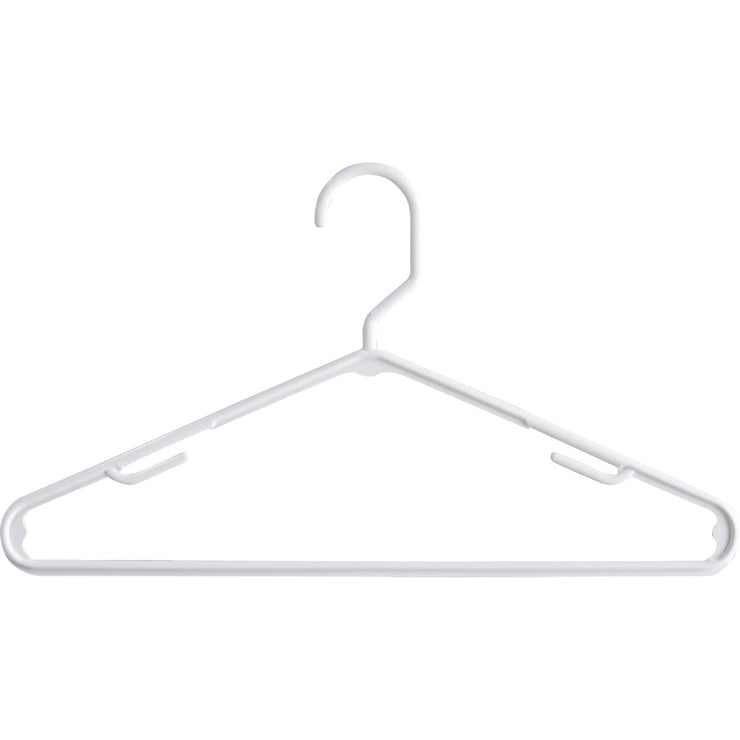 Plastic Clothes Hangers, 10-pack