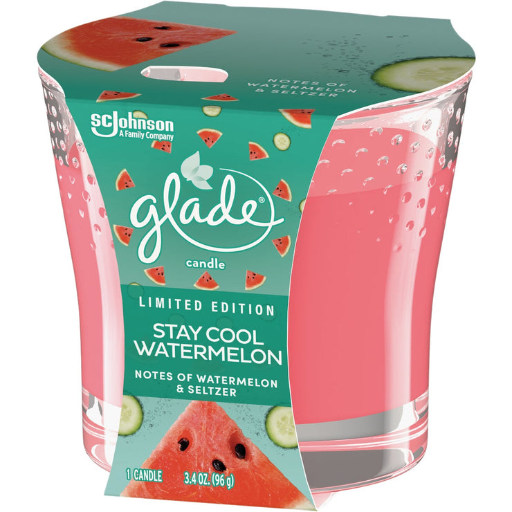 Glade 3.4 Oz. Stay Cool Watermelon Candle