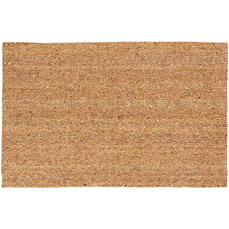 Americo Home Tan 18 In. x 30 In. Coir/Vinyl Door Mat