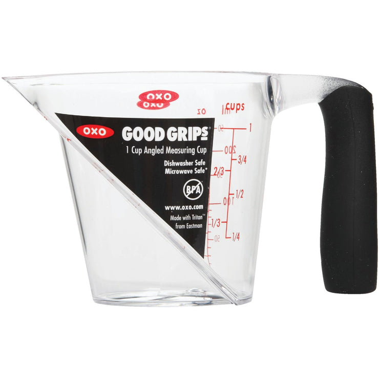 OXO Good Grips 1 Cup Clear Plastic Angled Measuring Cup