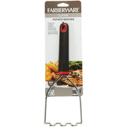 Farberware Stainless Steel Potato Masher with Black Handle