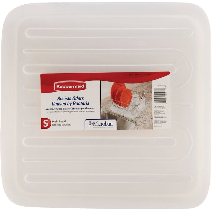 Rubbermaid 14.38 In. x 15.38 In. Clear Sloped Drainer Tray – Hemlock  Hardware