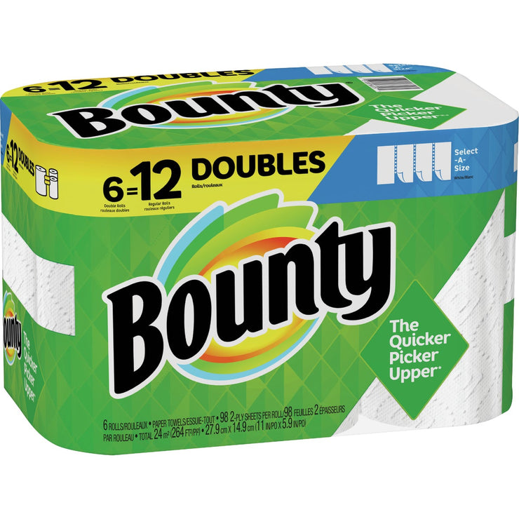 Bounty Select-A-Size Paper Towels (6 Double Rolls)
