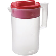 Rubbermaid 1 Gal. Simply Pour Plastic Pitcher with Multi-Function Lid
