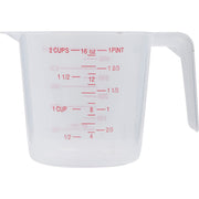 Smart Savers 2 Cup White Plastic Measuring Cup