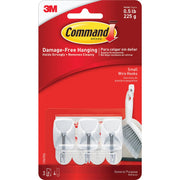Command 3/4 In. x 1-5/8 In. Wire Adhesive Hook (3 Pack)