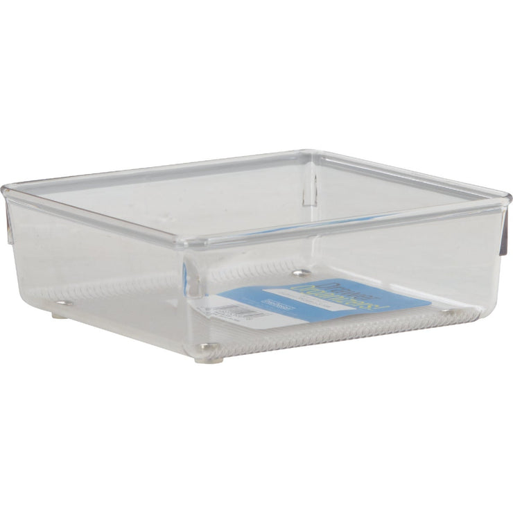 Interdesign Linus 6 In. x 6 In. x 2 In. Clear Drawer Organizer