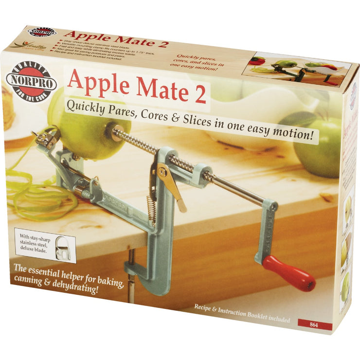 Norpro Apple-Mate 2 Apple Parer & Slicer & Corer with Clamp-On Base