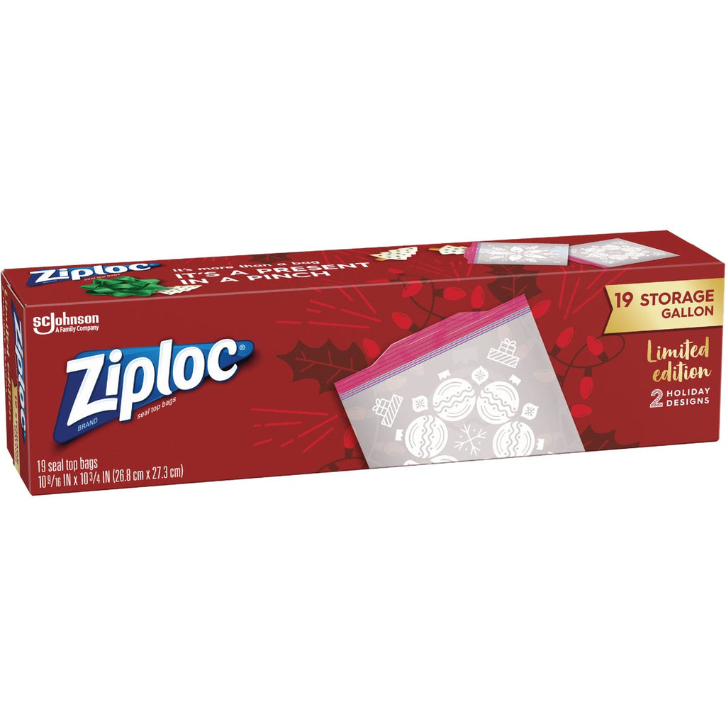 Ziploc Gallon Press Seal Holiday Storage Bag (19 Count) – Hemlock Hardware