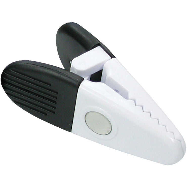 Master Magnetics 3-1/2 In. White Magnetic Clip (2-Pack)