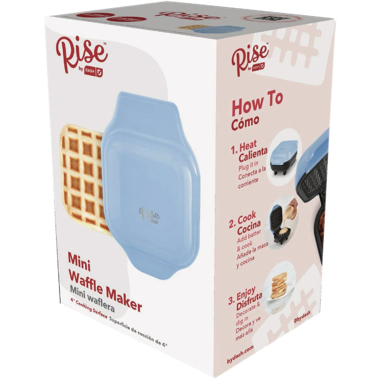 Dash Snowflake Mini Waffle Maker - Blue