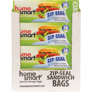 Home Smart Zip Seal Sandwich Bag (50-Count)