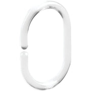 iDesign 2.38 In. L. x 1.63 In. W. x .23 In. Clear Plastic Shower Curtain C-Hook (12-Count)