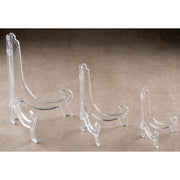 Tripar 8 In. to 10-1/2 In. 90 Degree Clear Acrylic Plate Stand