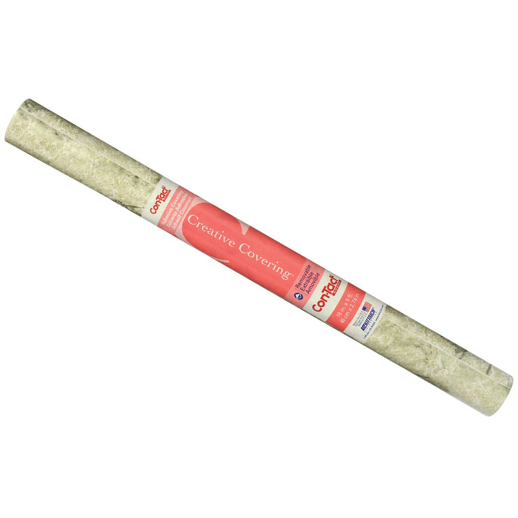 Con-Tact Creative Covering 18 In. x 9 Ft. Italian Marble Self-Adhesive Shelf Liner