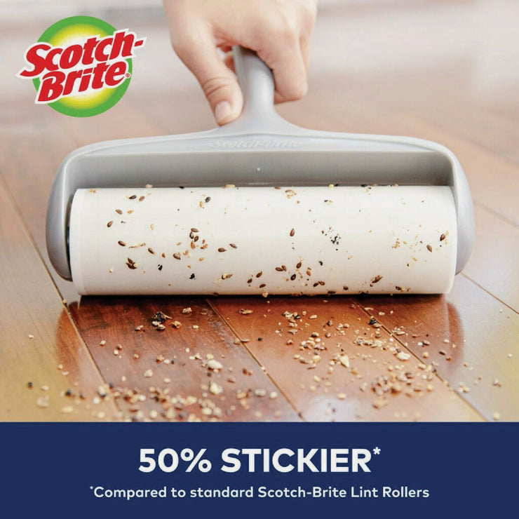 Scotch-Brite 50% Stickier Large Surface Lint Roller Refill (60-Count)