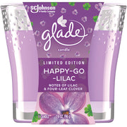 Glade 3.4 Oz. Happy-Go-Lilac Candle