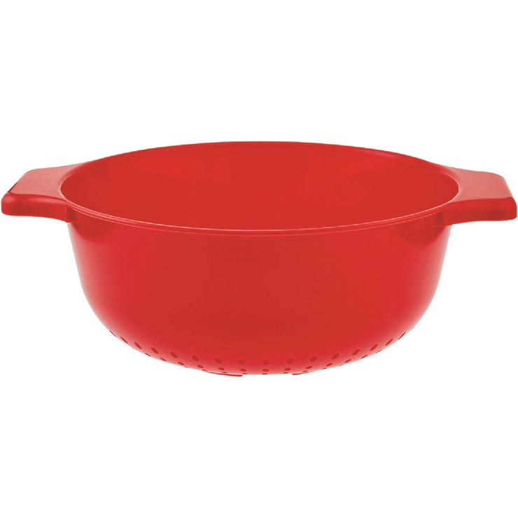 Farberware 5 Qt. Red Plastic Colander