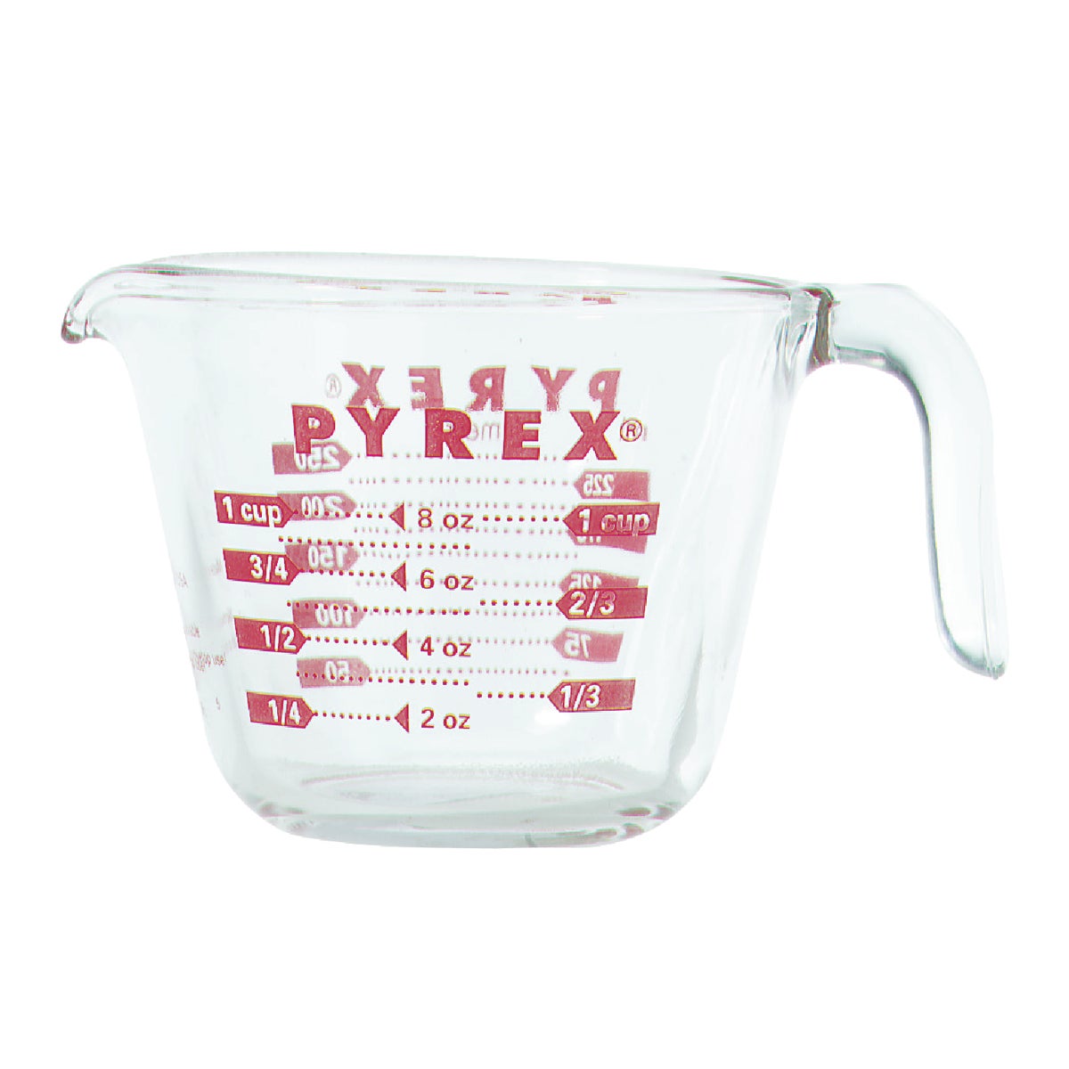 Pyrex Prepware 1 Cup Clear Glass Measuring Cup – Hemlock Hardware