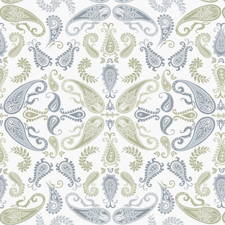 Con-Tact Grip Print 18 In. x 4 Ft. Abbey Sage Non-Adhesive Shelf Liner
